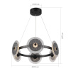 ST LUCE SL6142.433.01 Светильник подвесной ST-Luce черный/дымчатый LED 1*34W 4000K АЛЮМО