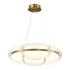 ST LUCE SL1304.203.45 Люстра подвесная ST-Luce Золотистый/Белый LED 1*45W 3000K ЭТУАЛЬ
