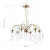 ST LUCE SL1401.303.06 Люстра подвесная ST-Luce Латунь/Латунь, Прозрачный E14 6*40W ЛЮМИНЕРА