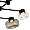 ST LUCE SL6005.403.08 Светильник подвесной ST-Luce Черный/Дымчатый, Прозрачный LED 8*3W 3000K ВАЛЛО