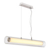 ST LUCE SL2010.103.01 Светильник подвесной ST-Luce Никель/Белый, Прозрачный LED 1*33W 3000K/4000K ЭНФИС