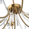 ST LUCE SL1400.303.06 Люстра подвесная ST-Luce Латунь/Латунь, Прозрачный E14 6*40W ИЛЛЮМИА