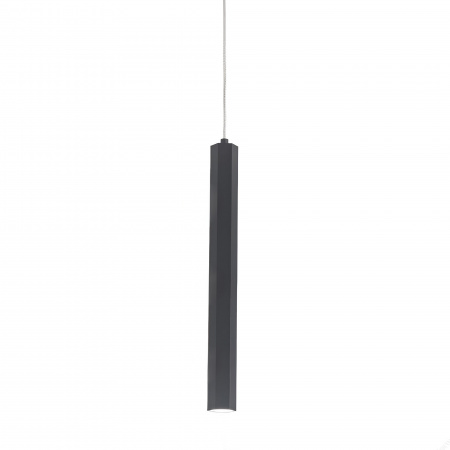 ST LUCE ST614.403.06 Светильник подвесной ST-Luce Черный/Черный LED 1*6W 4000K 330Lm 36° D32xH1900 Подвесные светильники
