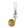 ST LUCE SL1244.301.01 Светильник настенный ST-Luce латунь/прозрачный E14 1*40W МЕДЕА