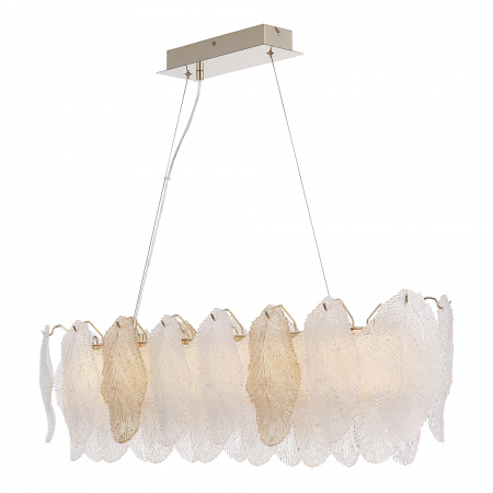 ST LUCE SL6135.233.01 Светильник подвесной ST-Luce золотистый/белый, янтарный LED 1*24W 3000K ЛАЙТА